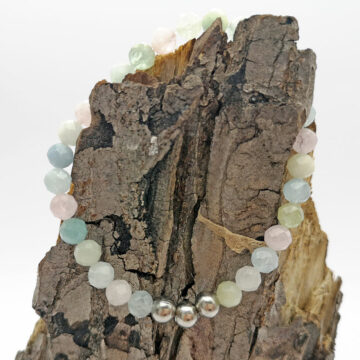 armband morganit kugeln – Bild 2