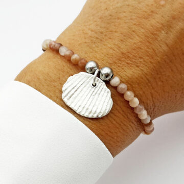<b> <font COLOR= #058b8c>unikat</b></FONT> | armband mondstein – Bild 3