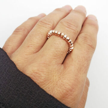 Hämatit-rose-silber