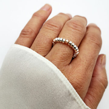 Hämatit-silber-rose