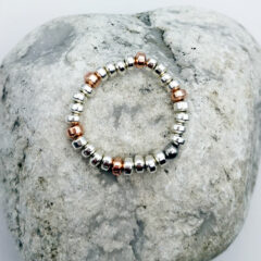 ring hämatit silber rosé