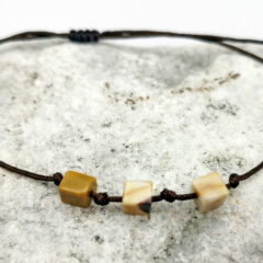 armband mookait drei steine