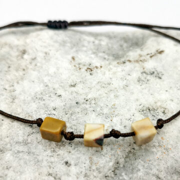 armband mookait drei steine – Bild 2