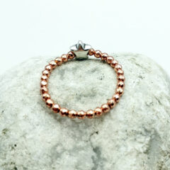 ring hämatit rosé mit stern