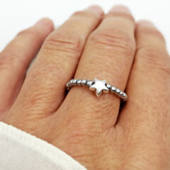 ring hämatit mit stern