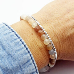 armband mondstein hämatit