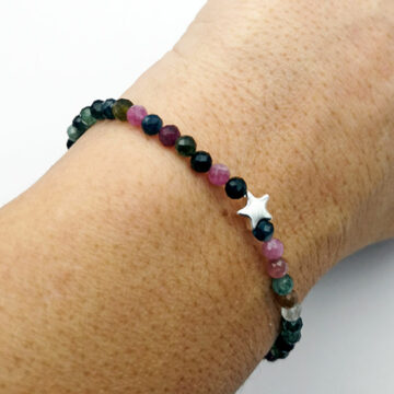 armband turmalin mit hämatit stern – Bild 2