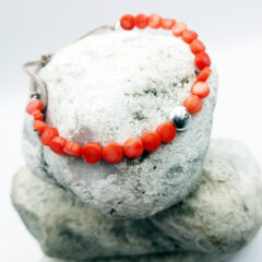 armband bambus koralle