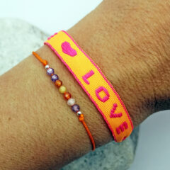armband zirkon orange